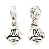Brass European Dangle Charms KK-M247-01AS-1