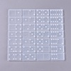 DIY Dominoes Silicone Molds DIY-K017-04-6