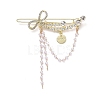 Alloy Crystal Rhinestone Hair Barrettes LS-PHAR-Z003-08LG-1
