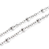 304 Stainless Steel Satellite Chain Necklaces NJEW-JN03459-01-4