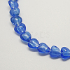 Handmade Silver Foil Glass Beads FOIL-R050-12x8mm-12-2