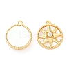Brass Micro Pave Cubic Zirconia Charms X-KK-F855-12G-1