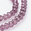 Transparent Glass Beads Strands GLAA-R029-4mm-M-3