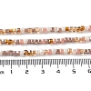 Gradient Color Electroplate Glass Bead Strands X-GLAA-E042-05-B06-5