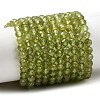 Natural Peridot Beads Strands G-P603-C-4mm-01-2