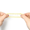 Plastic Telephone Cord Elastic Hair Ties X-OHAR-Q044-21-5