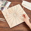 CHGCRAFT Square Wood Crochet Blocking Board DIY-CA0005-27B-3