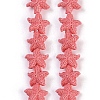 Synthetic Coral Dyed Carved Beads Strands X-CORA-K009-06A-08-1