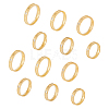 Unicraftale 12Pcs 6 Size Crystal Rhinestone Grooved Finger Rings Set RJEW-UN0002-72G-7