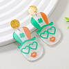 Christmas Acrylic Human Stud Earrings RD9723-8-1