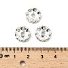 Brass Rhinestone Spacer Beads RB-A014-L12mm-01S-4