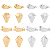 Unicraftale 16Pcs 4 Style 304 Stainless Steel Stud Earring Findings STAS-UN0021-19-2