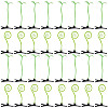 CRASPIRE 32Pcs 2 Style Bean Sprout Plastic Alligator Hair Clips PHAR-CP0001-19-1