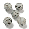Natural Sesame Jasper Round Ball Figurines Statues for Home Office Desktop Decoration G-P532-02A-22-1