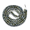 Electroplate Non-magnetic Synthetic Hematite Beads Strands G-T114-60A-03-2