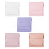 5Pcs 5 Ccolors Square PU Leather Envelope Pouches ABAG-TA0001-77-1