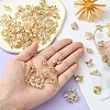 150Pcs 15 Styles Rack Plating Iron Pendants IFIN-YW0003-54-4