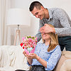 DIY Paper Flower Bouquet Greeting Card Sets AJEW-WH0455-197B-6