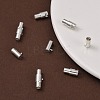Brass Locking Tube Magnetic Clasps LS-X-MC079-S-5