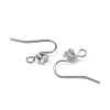 SHEGRACE Brass Pave Cubic Zirconia Earring Findings XGRQ4S090-743P-2