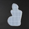 DIY Goddess Tray Palte Silicone Bust Statue Molds DIY-P070-C03-3