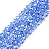 Electroplate Glass Beads Strands LS-EGLA-A044-T4mm-B14-1