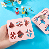2Pcs ABS Plastic Clay Molds DIY-TA0004-57-5
