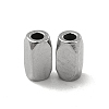 Non-Tarnish 304 Stainless Steel Cuboid Beads STAS-P319-10P-2