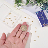 30Pcs Brass Bead Tips KK-SC0007-76-3