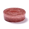 Resin with Natural Rose Quartz Chip Stones Ashtray DJEW-F015-05F-3