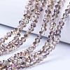 Electroplate Transparent Glass Beads Strands EGLA-A034-T2mm-Z02-1