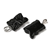 Natural Obsidian Pendants G-B127-09P-04-3