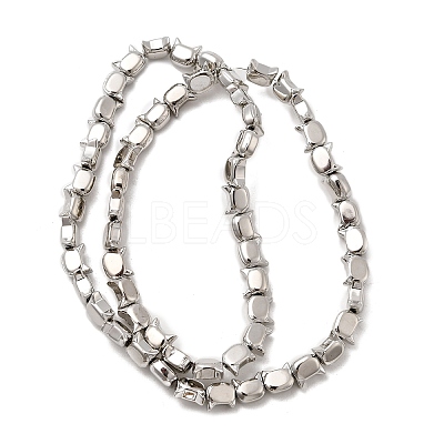 Electroplate Glass Beads Strands EGLA-F166-11P-1