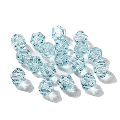 Transparent Imitation Austrian Crystal K9 Glass Beads GLAA-L048-01-1