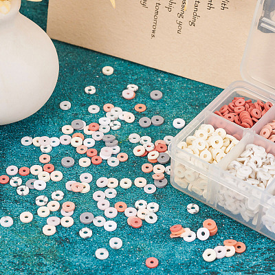100G 10 Colors Handmade Polymer Clay Beads CLAY-BT0001-05-1