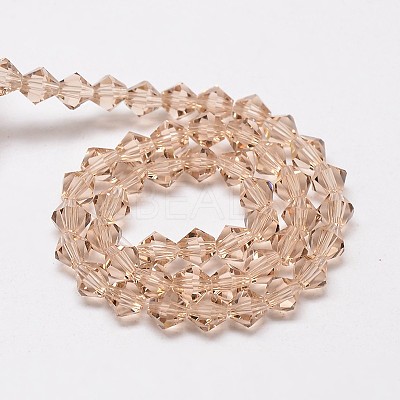 Transparent Glass Beads Strands EGLA-A039-T3mm-D12-1