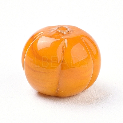 Autumn Theme Handmade Lampwork Beads X-LAMP-I020-02-1