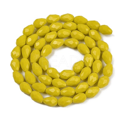 Opaque Solid Color Beads Strands EGLA-N013-P6mm-D06-1