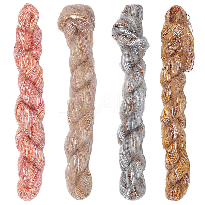 4 Rolls 4 Colors Gradient Mohair Yarn OCOR-CY0004-09A-1