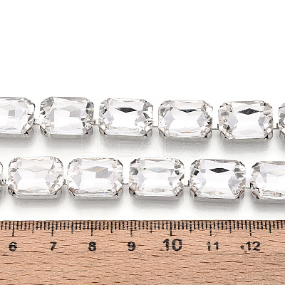 Iron Rhinestone Cup Chains CH-T006-10A-1