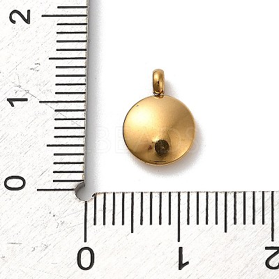 304 Stainless Steel Black Enamel Charms STAS-R009-02G-01-1