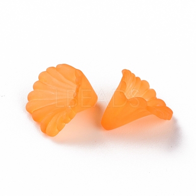 Frosted Acrylic Bead Caps MACR-S371-10A-724-1