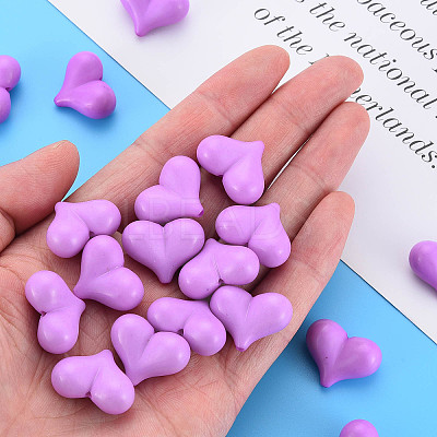 Opaque Acrylic Beads X-MACR-S373-70-A08-1