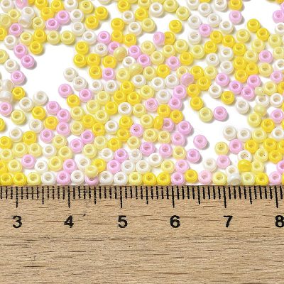 Baking Paint Glass Seed Beads SEED-P006-03A-14-1