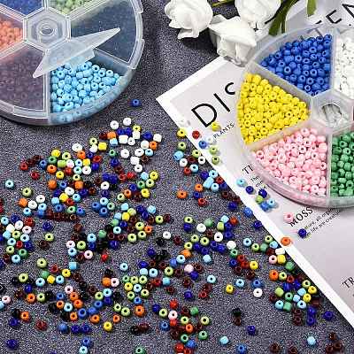 180g 12 Colors Glass Seed Beads SEED-SZ0001-010-1