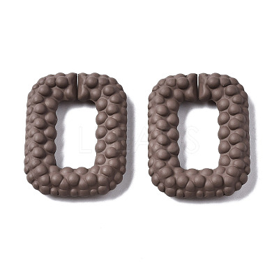 Spray Painted CCB Plastic Linking Rings CCB-Q091-009C-1