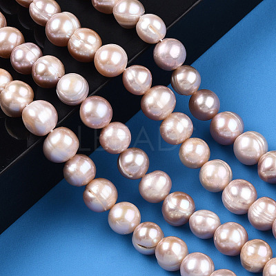 Natural Cultured Freshwater Pearl Beads Strands PEAR-N013-09B-1