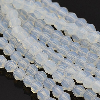 Faceted Bicone Opal Beads Strands EGLA-P017-01-1