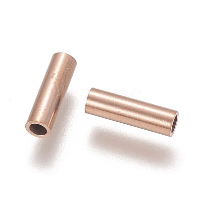 Ion Plating(IP) 304 Stainless Steel Tube Beads STAS-L216-23G-RG-1