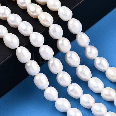 Natural Cultured Freshwater Pearl Beads Strands LS-PEAR-N012-07K-1